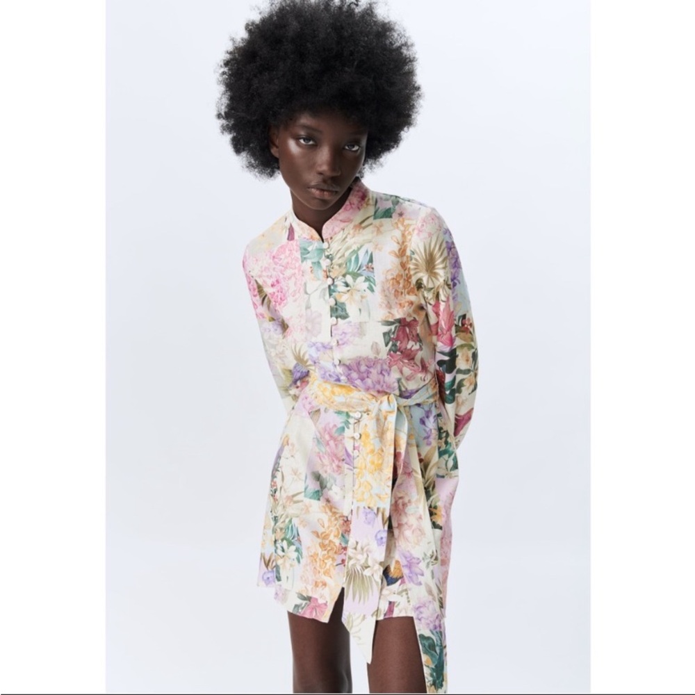 Zara Multicolor Floral dress Zimmermam style